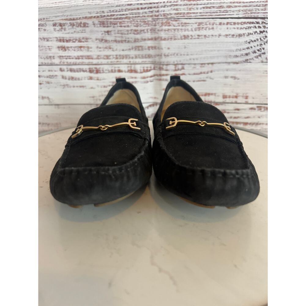 Sam Edelman Loraine Bit Suede Loafers Black size 91/2 - Picture 3 of 9